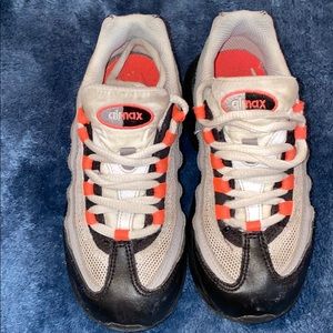 Nike airmax black ,grey and orange size 11c